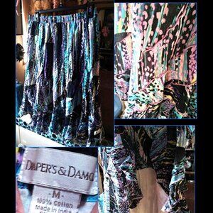 EUC Draper's & Damon's 100% cotton skirt